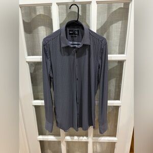 Boss Men's Monochrome Geometric Shirt